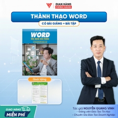 Sách Word Ứng Dụng Văn Phòng - Từ Cơ Bản Đến Nâng Cao