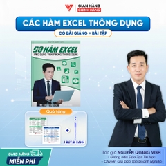 Sách 90 Hàm Excel Ứng Dụng Văn Phòng Thông Dụng - D07