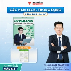 Sách 90 Hàm Excel Ứng Dụng Văn Phòng Thông Dụng