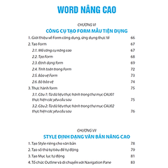 Bộ 2 Sách Excel Và Word Ứng Dụng Văn Phòng Từ Cơ Bản Đến Nâng Cao