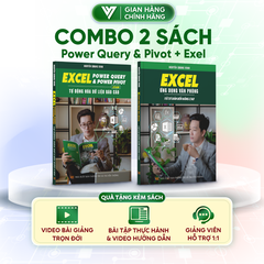 Bộ 2 Sách Power Query & Power Pivot Và Sách Excel Từ Cơ Bản Đến Nâng Cao