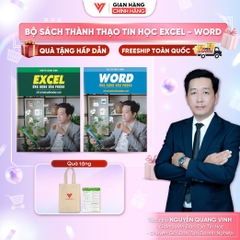 Bộ 2 Sách Excel Và Word Ứng Dụng Văn Phòng Từ Cơ Bản Đến Nâng Cao