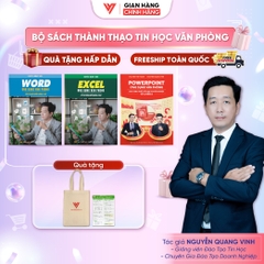 Bộ 3 sách Word - Excel - PowerPoint ứng dụng văn phòng