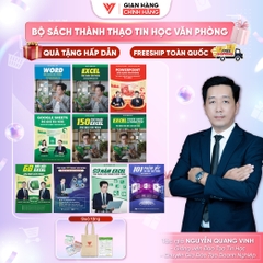Bộ 10 Word - Excel - PowerPoint - Google Sheets - 150 TT - 90 Hàm Excel- 68 Biểu mẫu - Power Query - Ứng dụng AI và 101 Phím tắt