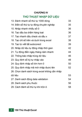 Sách 150 Thủ Thuật Excel - Ứng Dụng Văn Phòng
