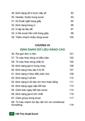 Sách 150 Thủ Thuật Excel - Ứng Dụng Văn Phòng