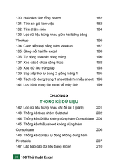 Sách 150 Thủ Thuật Excel - Ứng Dụng Văn Phòng