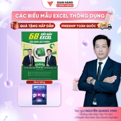 Sách 68 Biểu Excel Ứng dụng văn phòng