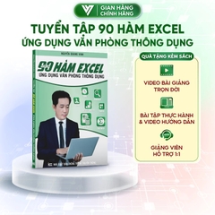 Sách 90 Hàm Excel ứng dụng văn phòng thông dụng nhất 2025