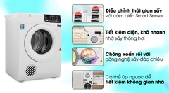 Máy sấy Electrolux 7 Kg EDV705HQWA