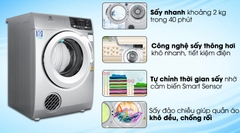 Máy sấy Electrolux 8 kg EDS805KQSA