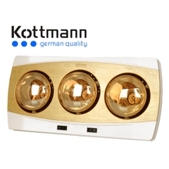 Đèn sưởi nhà tắm 3 bóng Kottmann K3B-H/K3A