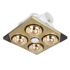 Đèn sưởi nhà tắm âm trần 4 bóng Kottmann K4B-T