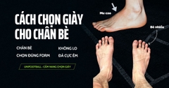 Cách chọn giày Bóng Đá cho chân bè