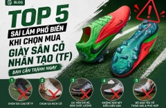 Top 5 Sai Lầm Phổ Biến Khi Chọn Mua Giày Sân Cỏ Nhân Tạo (TF) Bạn Cần Tránh Ngay