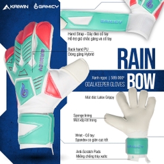 Găng Tay Thủ Môn Gamicy RainBow - Xanh Ngọc