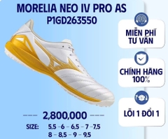 Giày Bóng Đá Mizuno Morelia Neo IV Pro TF Bright Gold P1GD263550