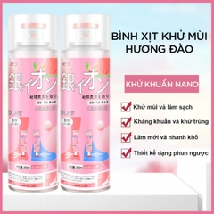 Xịt Khử Mùi Giày Nano Bạc - 260 ml