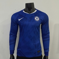 Áo Bóng Đá CLB Chelsea 25/26 Sân Nhà Player dài tay  - Xanh