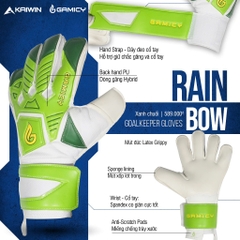 Găng Tay Thủ Môn Gamicy RainBow - Xanh Chuối