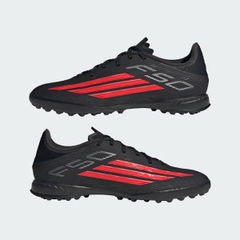 Giày Bóng Đá Adidas F50 League TF Black Pack JR8977 - Đen