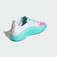 Giày Bóng Đá Adidas F50 Messi League TF JQ0937 - Trắng/Xanh Ngọc