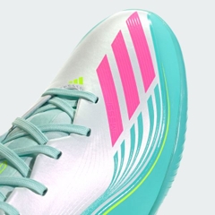 Giày Bóng Đá Adidas F50 Messi League TF JQ0937 - Trắng/Xanh Ngọc