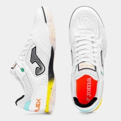 Giày Bóng Đá Fustal Joma Top Flex TOPW2602IN White