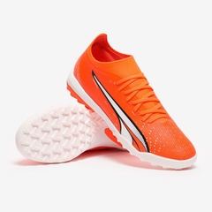 PUMA Ultra Match TT Supercharge - Ultra Orange/PUMA White/Blue Glimme