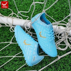 Giày đá bóng Wika Hunter II xanh ngọc - Trẻ Em