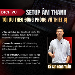 Dịch Vụ Setup Âm Thanh Tại Gia | Ngọc Tuân Home Audio