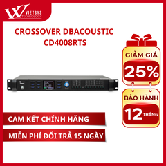 Bộ Lọc Phân Tần Dbacoustic CROSSOVER CD4008 RTS | Giá rẻ nhất, Bảo hành 12 tháng | Vietsys Technology