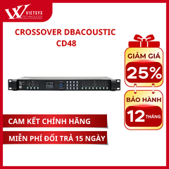 Bộ Lọc Phân Tần Dbacoustic CROSSOVER CD48 RTS | Giá rẻ nhất, Bảo hành 12 tháng | Vietsys Technology