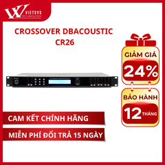 Bộ Lọc Phân Tần Dbacoustic CROSSOVER CR2.6 | Giá rẻ nhất, Bảo hành 12 tháng | Vietsys Technology