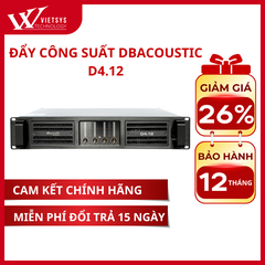 Đẩy Công Suất 4 Kênh Dbacoustic D4.12 | Giá rẻ nhất, Bảo hành 12 tháng | Vietsys Technology