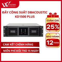 Đẩy Công Suất 2 Kênh Dbacoustic KD1500PLUS | Giá rẻ nhất, Bảo hành 12 tháng | Vietsys Technology