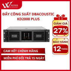 Đẩy Công Suất 2 Kênh Dbacoustic KD2000 PLUS | Giá rẻ nhất, Bảo hành 12 tháng | Vietsys Technology