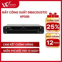 Đẩy Công Suất 2 Kênh Dbacoustic KP500 | Giá rẻ nhất, Bảo hành 12 tháng | Vietsys Technology