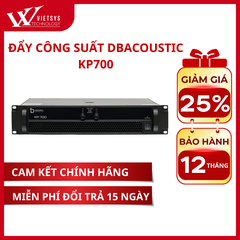 Đẩy Công Suất 2 Kênh Dbacoustic KP700 | Giá rẻ nhất, Bảo hành 12 tháng | Vietsys Technology