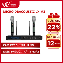 Micro Karaoke Không Dây Dbacoustic LX-M3 | Giá rẻ nhất, Bảo hành 12 tháng | Vietsys Technology