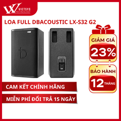 Loa Karaoke Dbacoustic LX-S32 G2 | Giá rẻ nhất, Bảo hành 12 tháng | Vietsys Technology