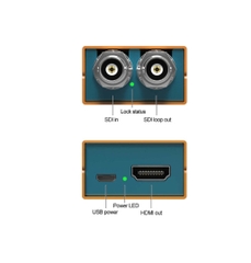 Bộ chuyển đổi tín hiệu Mini SC1112 3G-SDI to HDMI Mini Converter