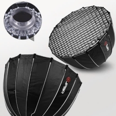 Softbox Parabolic Tolifo 90cm Kèm Grid