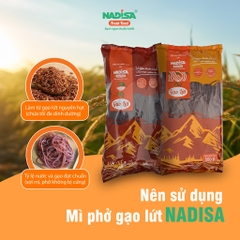 Mì gạo lứt Nadisa 500 gr - Mã vạch 8938544980125