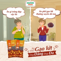 Phở gạo lứt Nadisa 500gr - Mã vạch 8938544980132