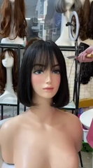 nguyên đầu tóc thật nữ 35cm