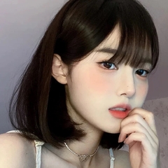 nguyên đầu tóc thật nữ 35cm
