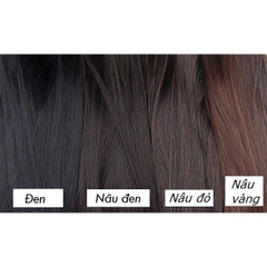 kẹp 6 phím cụp ngắn đen