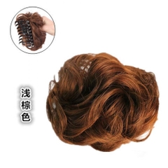 búi kẹp ngoặm xoăn trung niên