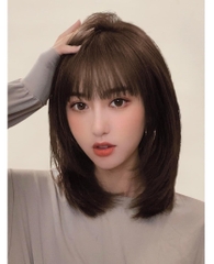 nguyên đầu tóc thật nữ 35cm